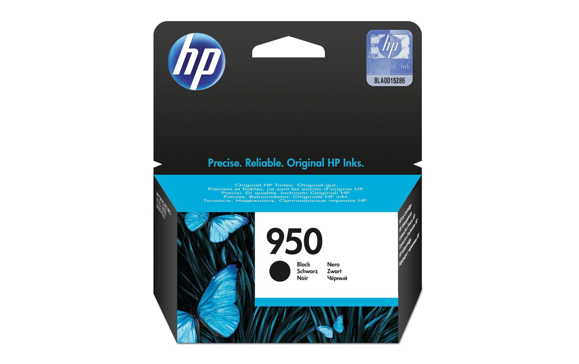 HP Tintenpatrone 950bk, Schwarz, 1'000 Seiten – für Tintenstrahldrucker/Multifunktionsgeräte