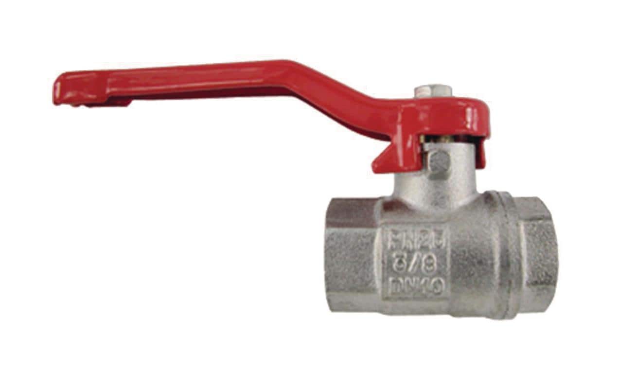 Mateu Kugelhahnventil – Anschluss 3/4", Messing, verchromt, für Armatur