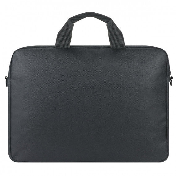 Mobilis Notebook-Tasche bis 14" – Abnehmbarer Schultergurt, Fronttasche – Schwarz