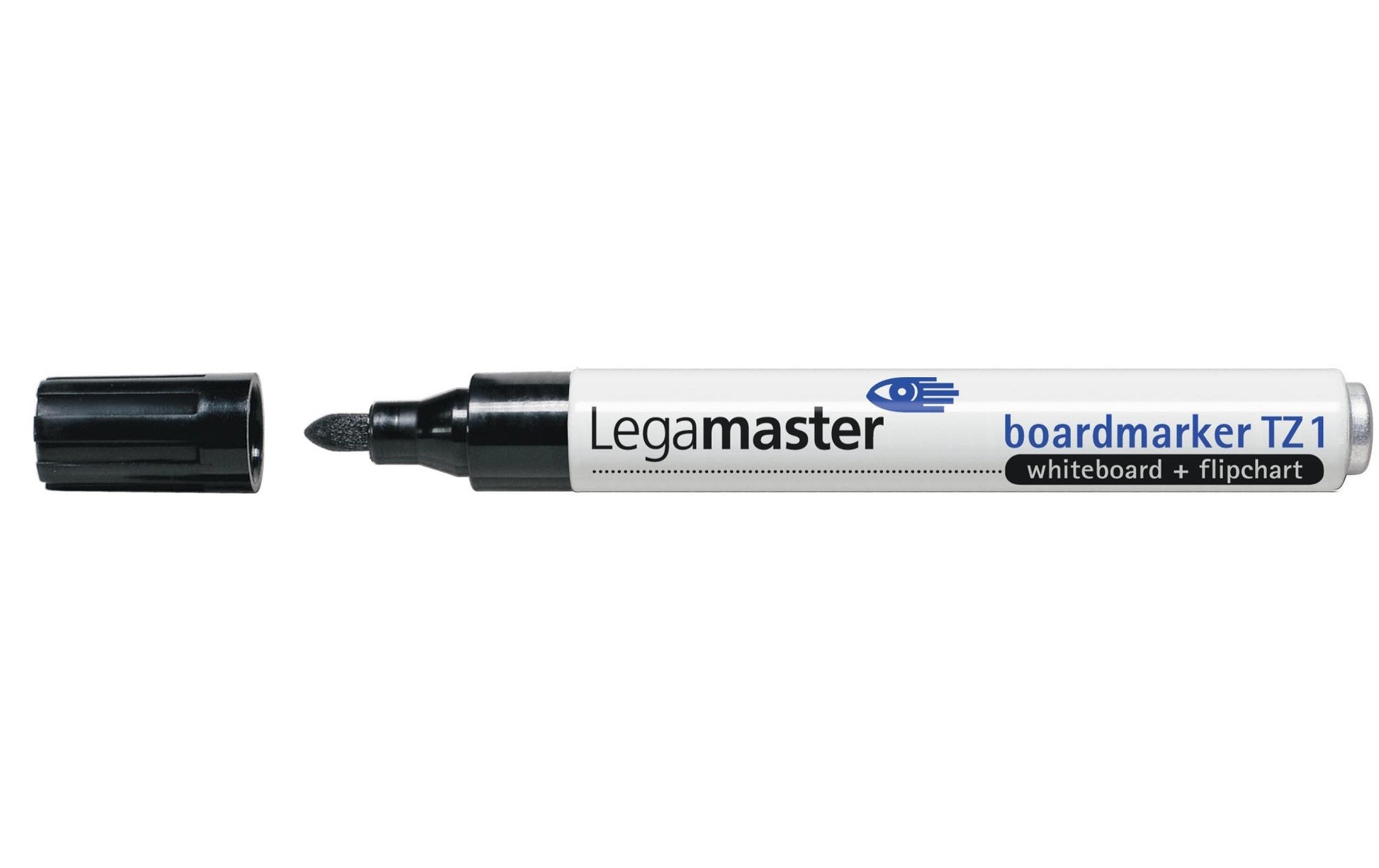 Legamaster Board-Marker TZ 1 – Rundspitze 1,5-3 mm – Schwarz – Trocken abwischbar