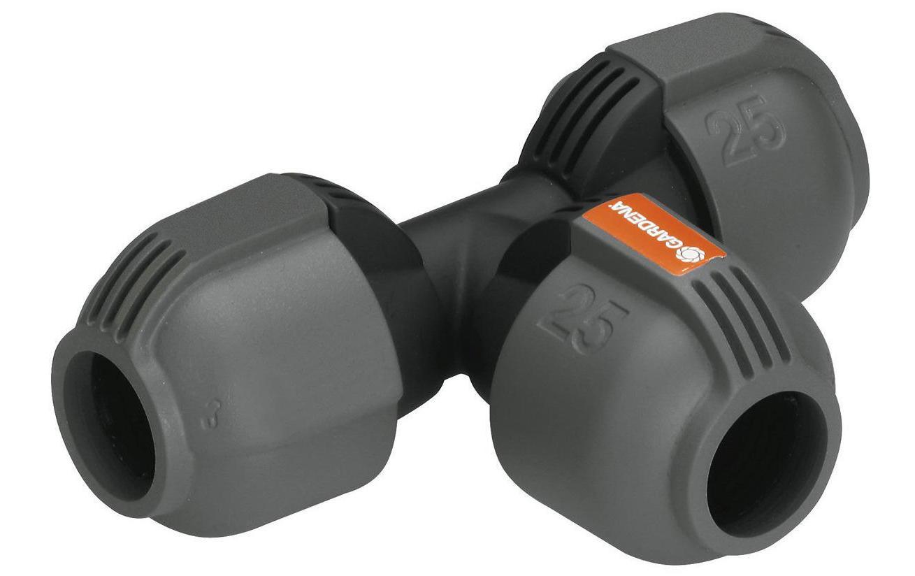Gardena 2771 T-Stück 25 mm – 1 Stk – 3 Ausgänge – für Sprinklersystem