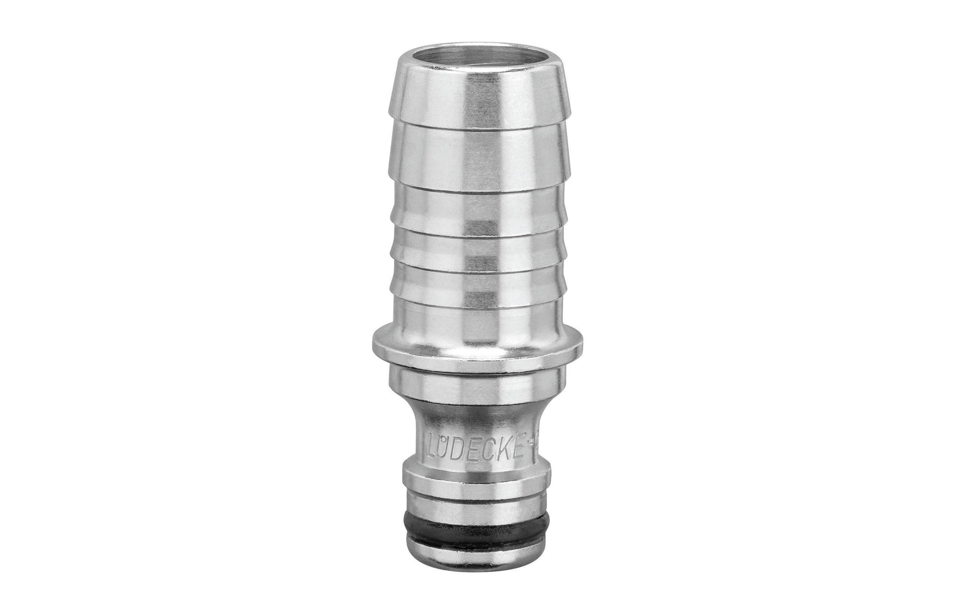 Alba-Krapf Adapter – Kupplungsnippel Ø 13 mm (1/2"), Messing, Silber, 16 bar, für Zapfstelle