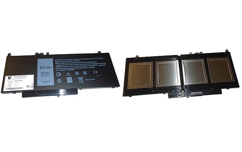 Vistaport Notebook-Akku – für Dell Latitude E5470/E5570 – 62 Wh, 7,6 V (2 Zellen) – Schwarz