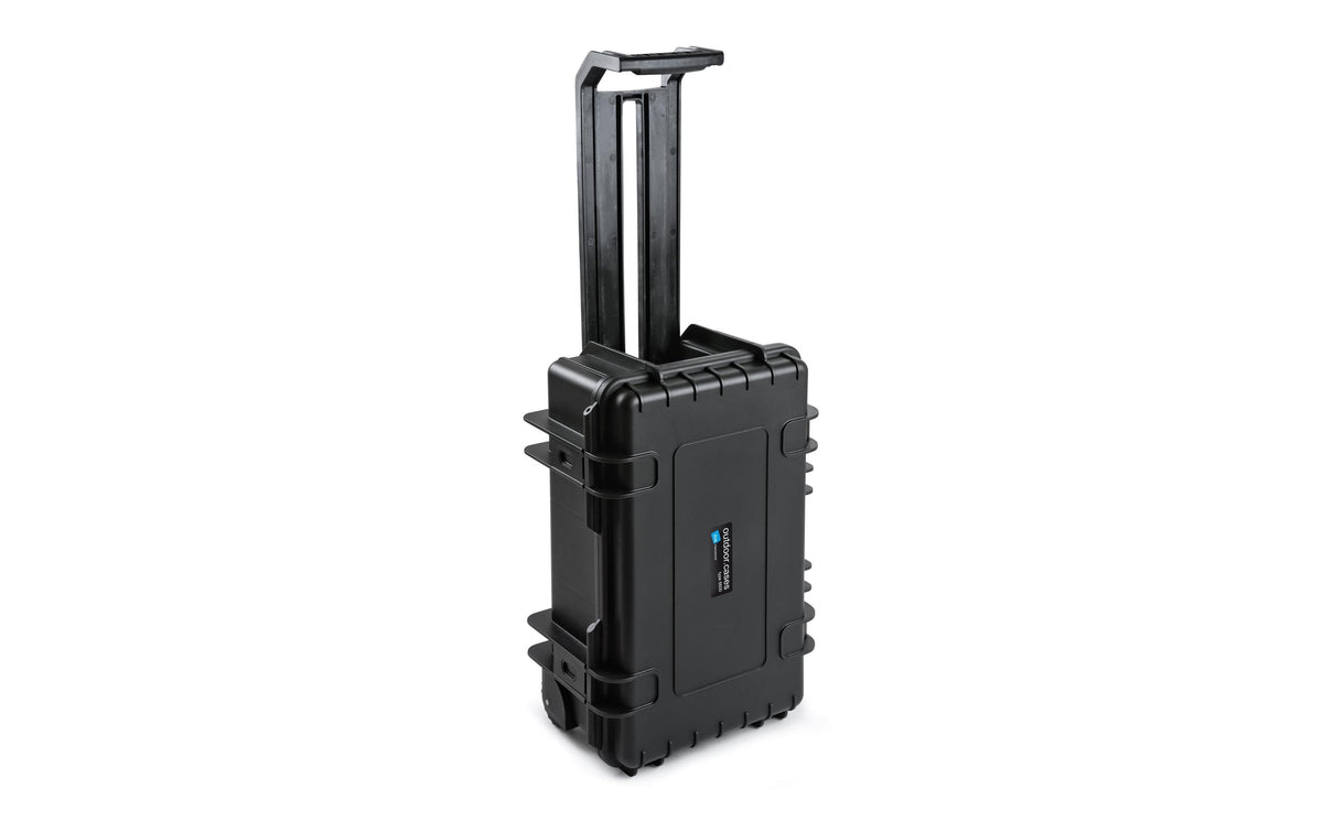 B&W Cases 6600-SI – Trolley Hartschale, PP, Schwarz, 35 × 55 × 22,5 cm
