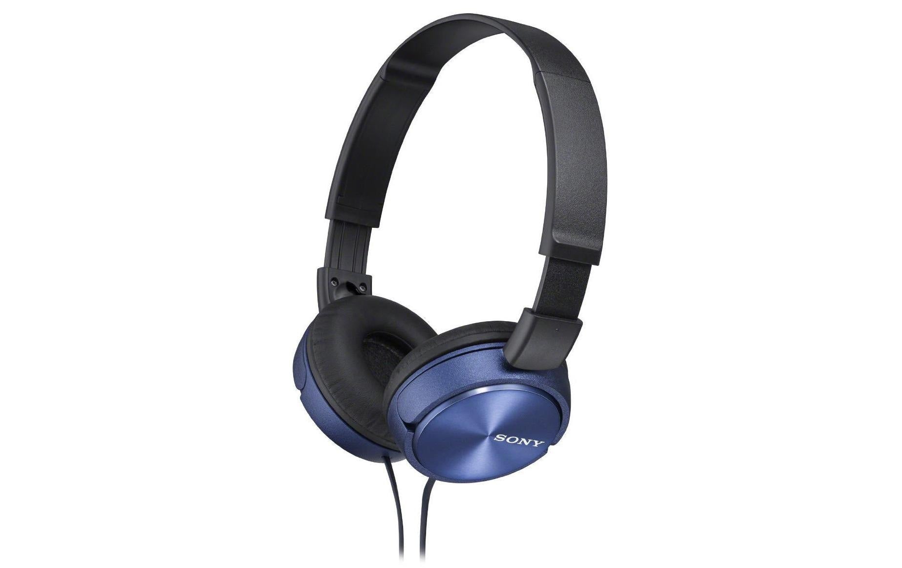 Sony MDR-ZX310L – On-Ear Kopfhörer – 3,5 mm Klinke, geschlossen, faltbar – Blau
