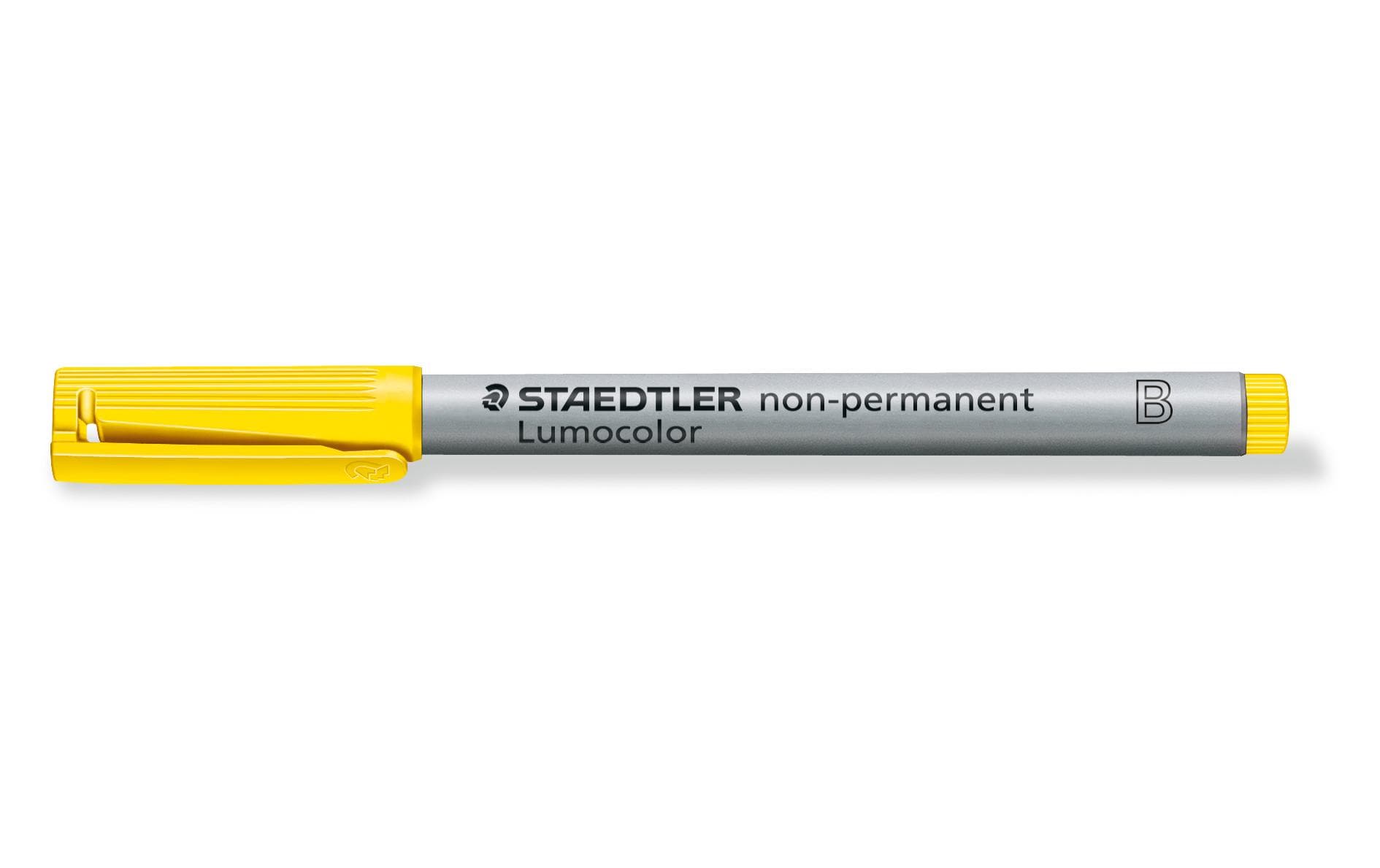 Staedtler 312 Lumocolor F OHP-Marker – Keilspitze 2,5 mm, Gelb, feucht abwischbar