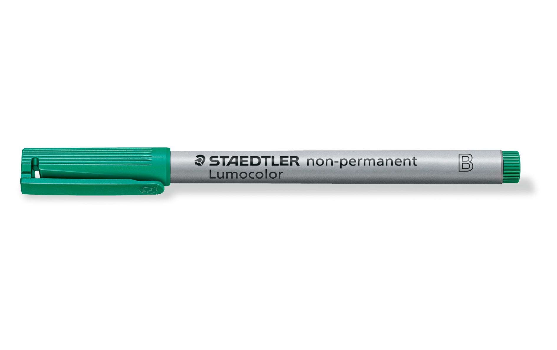 Staedtler Non-Permanent-Marker Lumocolor – breite Keilspitze 1-2,5 mm – grün – nachfüllbar
