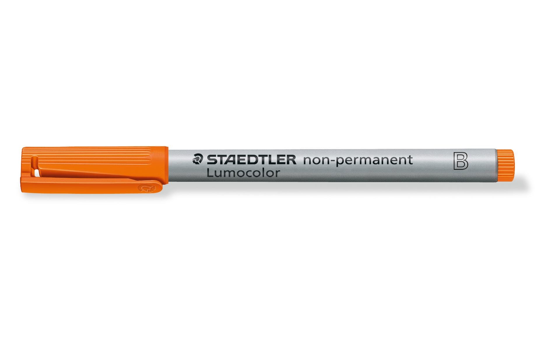 Staedtler Non-Permanent-Marker Lumocolor – breite Keilspitze 1-2,5 mm – orange – nachfüllbar
