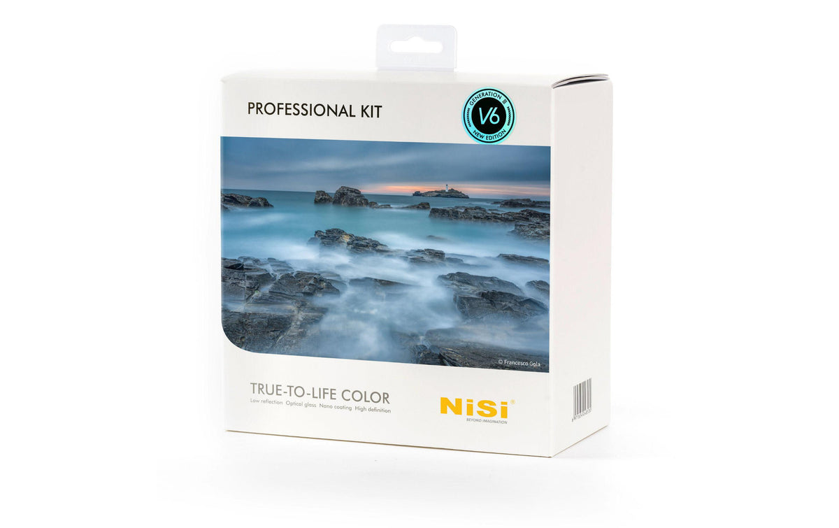 NiSi V6 100 mm Filter-Kit – GND8 Neutraldichte, 15 Stufen – doppelseitig beschichtet – für 100 mm Halter