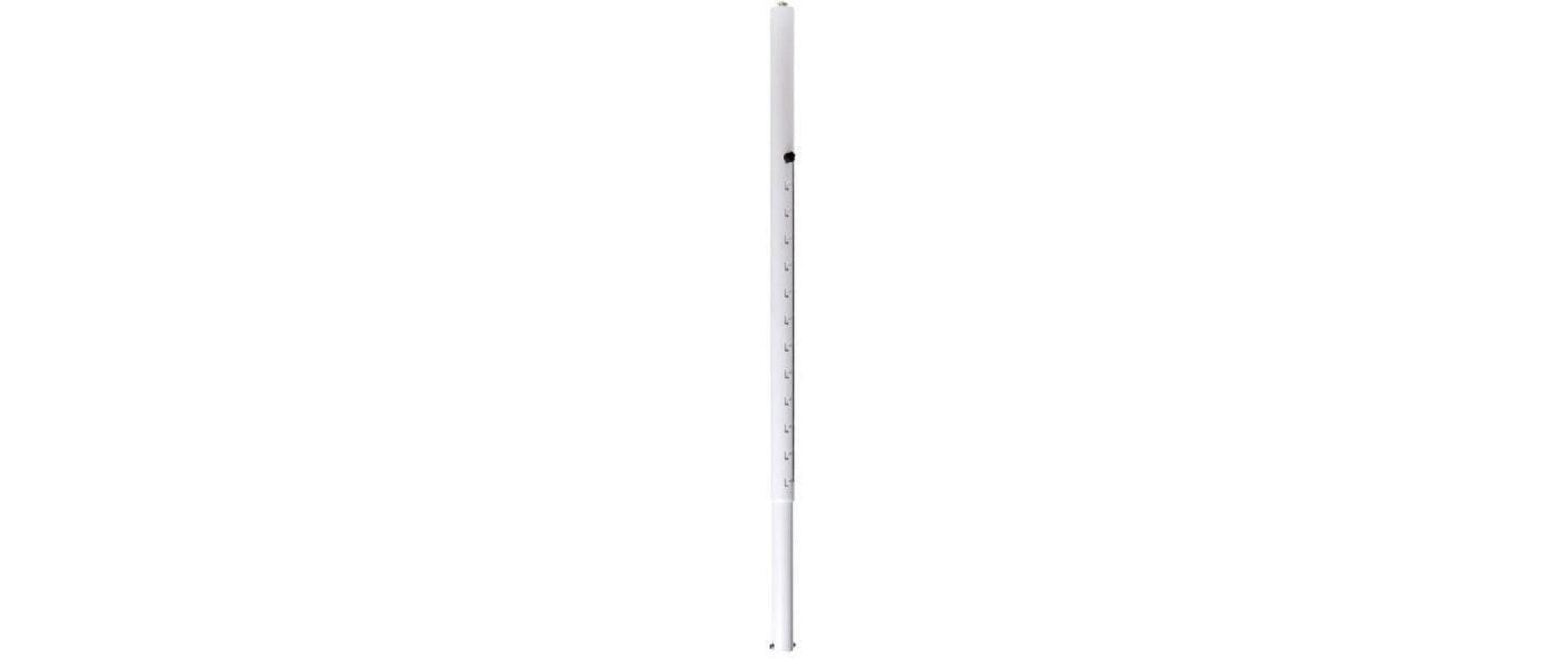 Euromet ARAKNO – Verlängerungsrohr 110–170 cm, für Arakno Maxi/Arakno Mini, Weiss