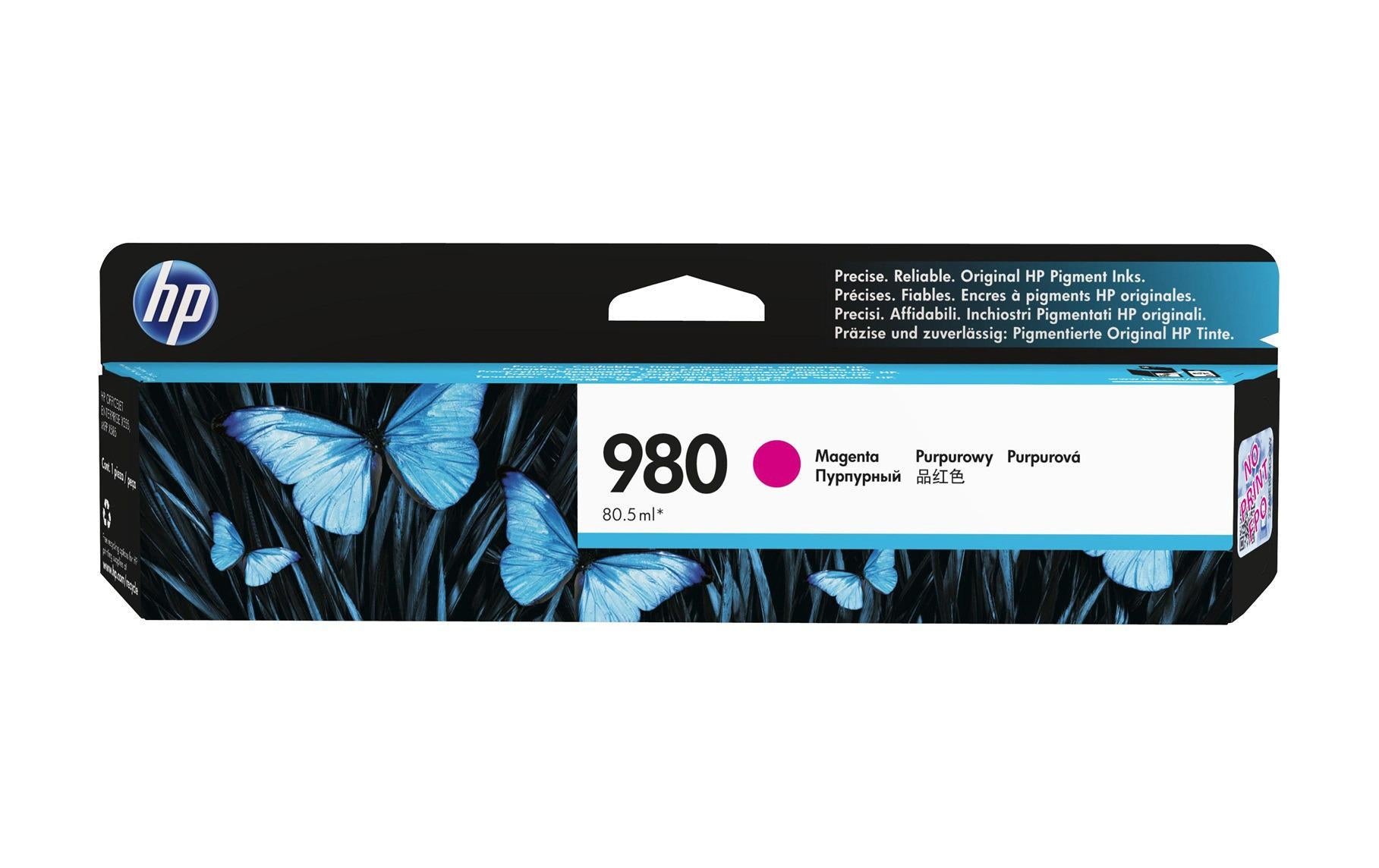 HP Tintenpatrone 980, Magenta, 6'600 Seiten – für Inkjetdrucker/Multifunktionsgeräte