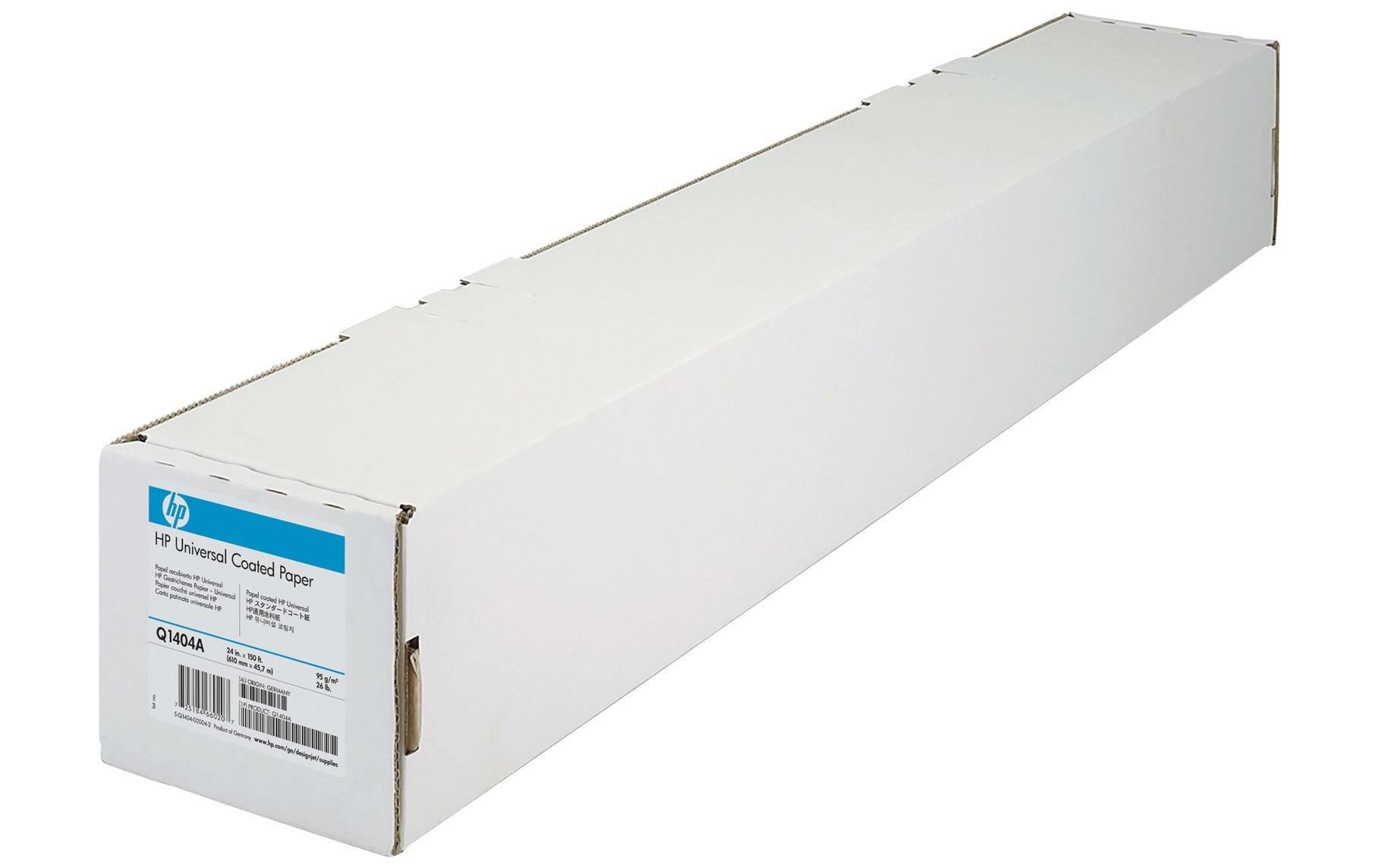 HP Beschichtetes Papier matt – 24" × 45,7 m, 90 g/m², weiss – für HP TI1300e, TI1500e, T2500 und andere