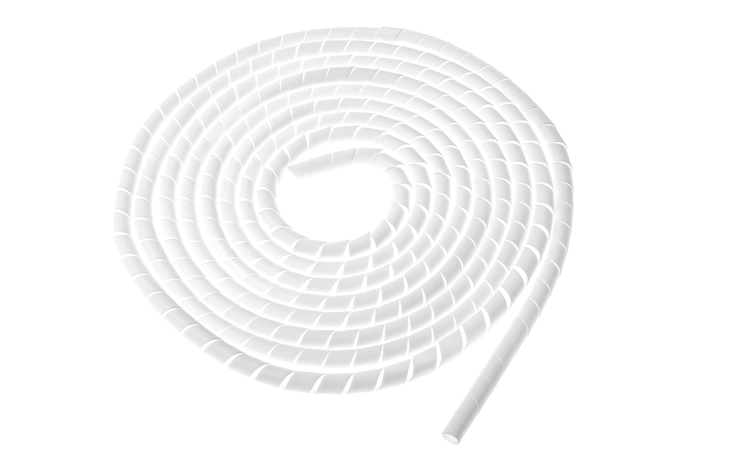 Plica Kabelschlauch – Ø 12 mm, 10–40 mm – 5 m – Kunststoff – Weiss, 1 Stk.