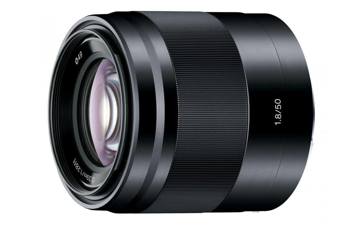 Sony SEL 50 mm f/1.8 OSS Objektiv – für Sony E-Mount (APS-C) – Schwarz