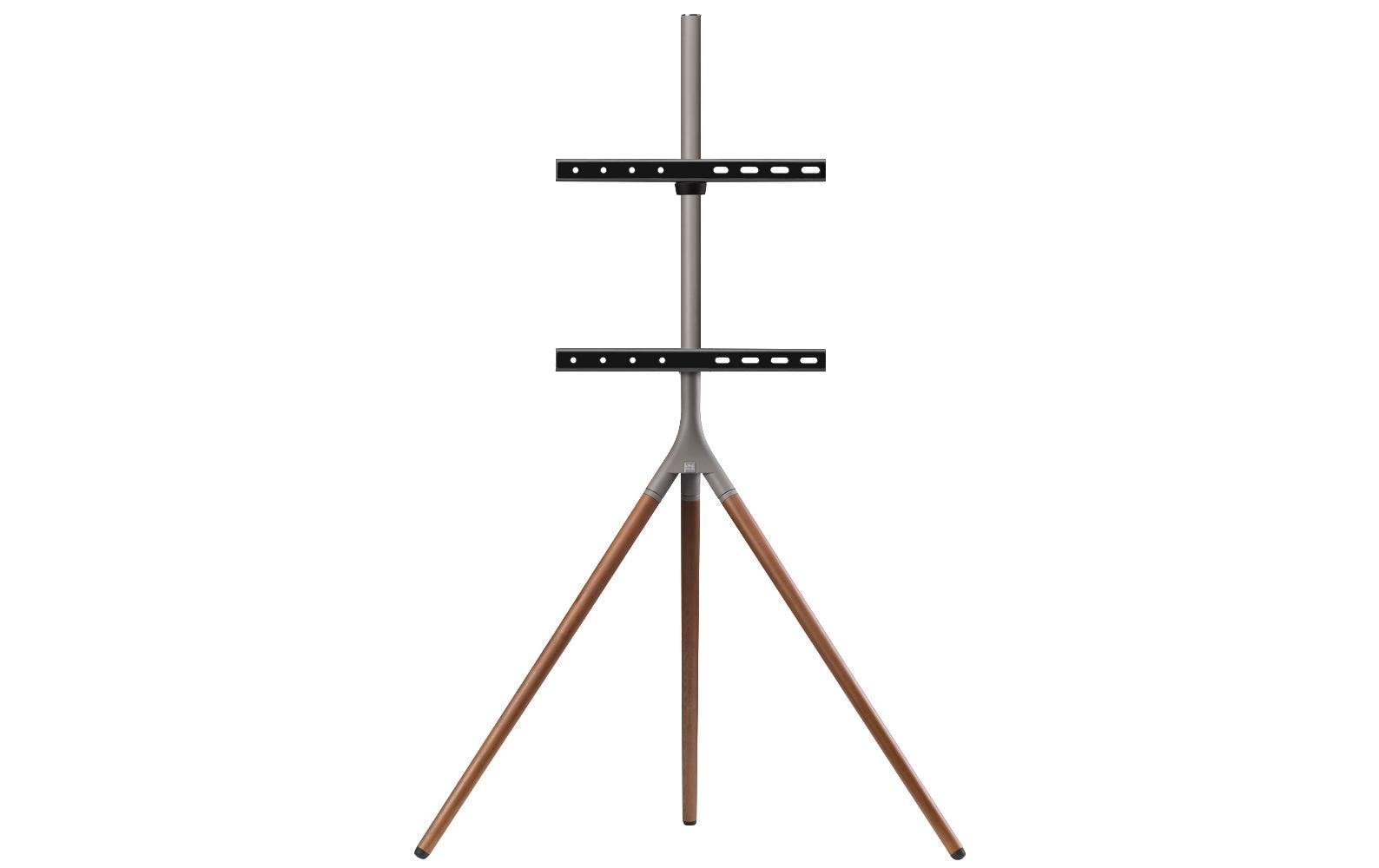 One For All Bodenständer – Vollbeweglich – 32–65" – VESA 200×100–400×400 – bis 30 kg – WM 7471, Walnuss/Grau