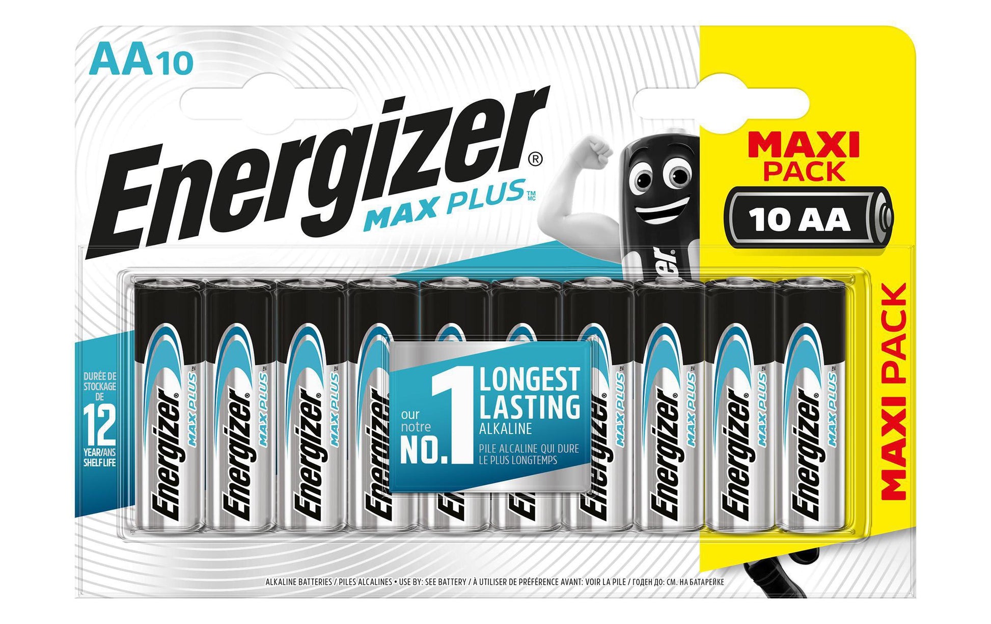Energizer AA Batterien, Alkaline, 1,5 V – 10 Stk.