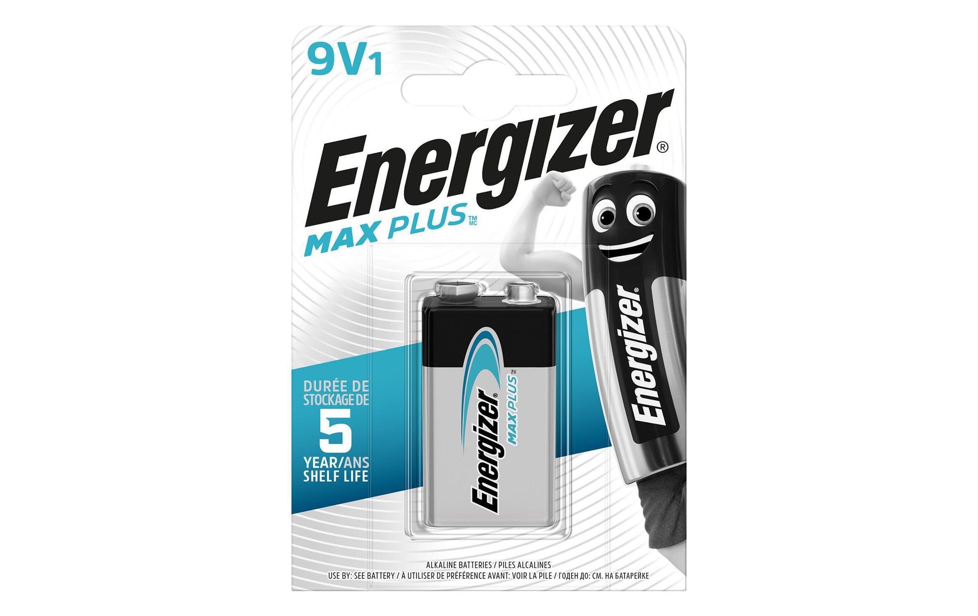 Energizer 9V Batterie – Alkaline, 9 V – 1 Stk.