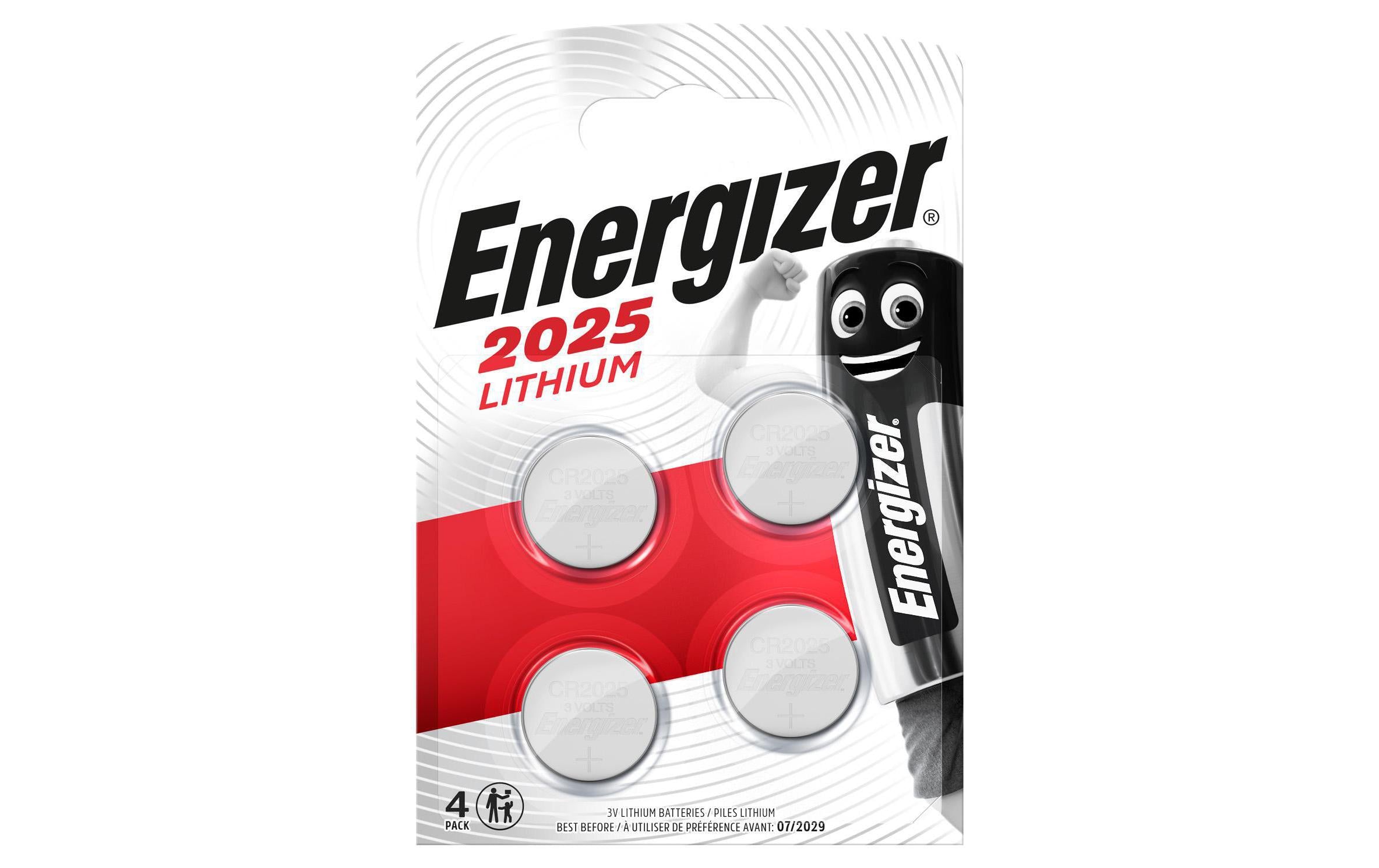 Energizer CR2025 Akku 3 V Lithium-Mangandioxid – für Geräte