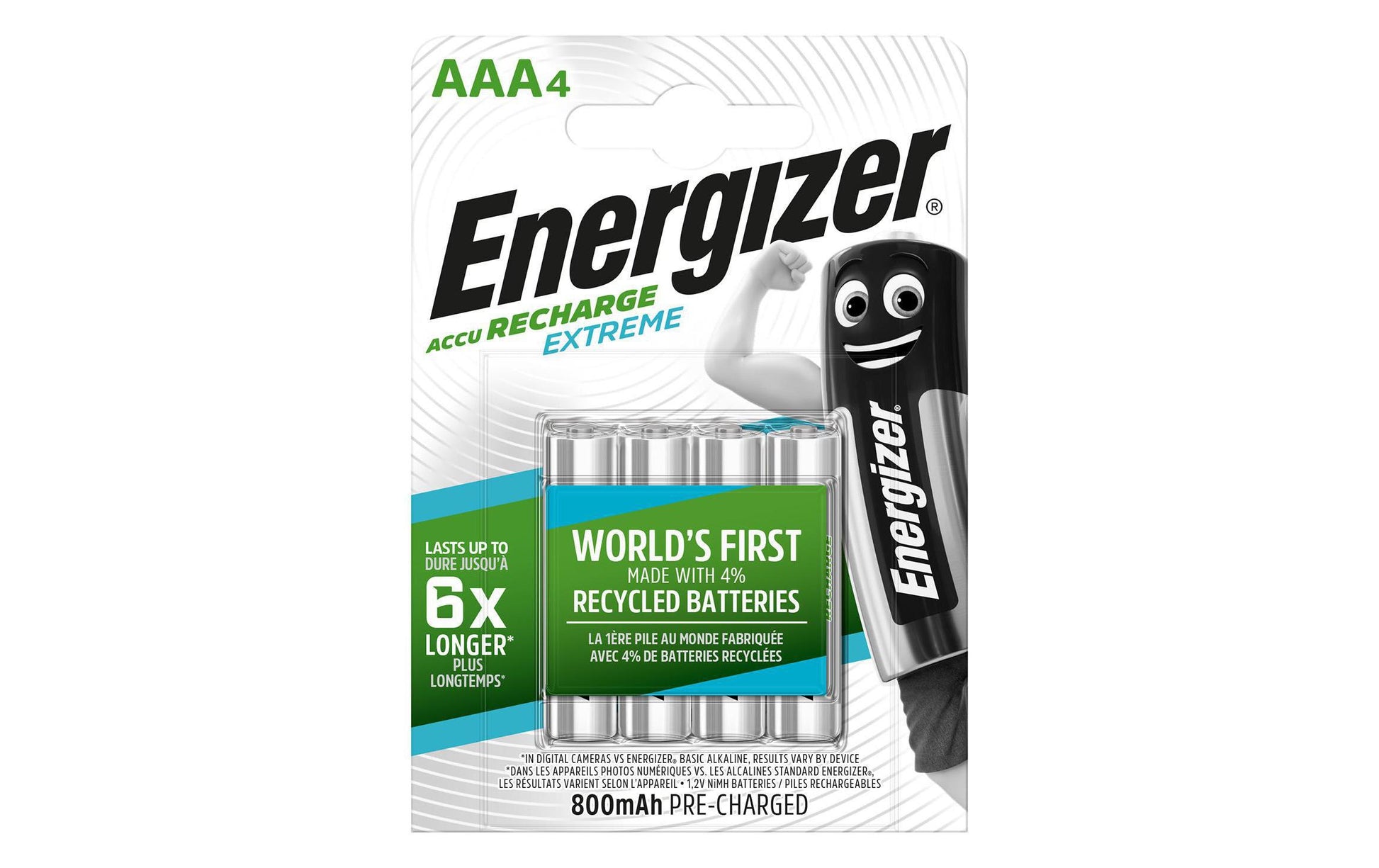 Energizer Akku 1,2 V 800 mAh 0,96 Wh Ni-MH