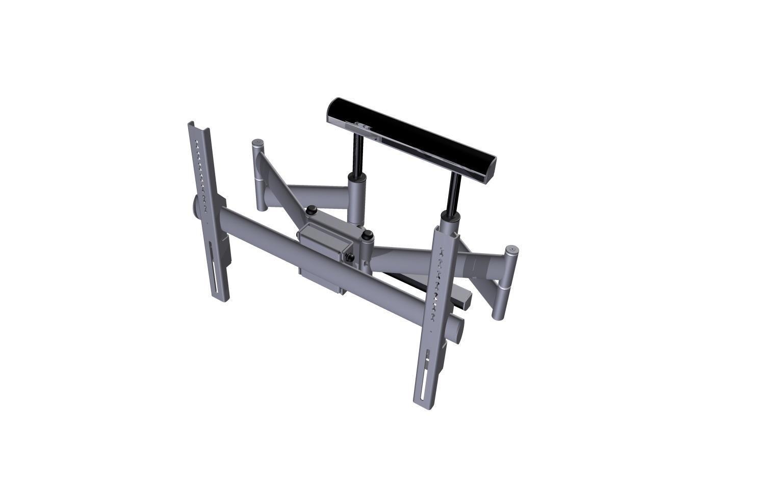 Edbak RMSA1 – Wandhalterung, neigbar, für 84", VESA 600×400, bis 120 kg, höhenverstellbar, schwarz