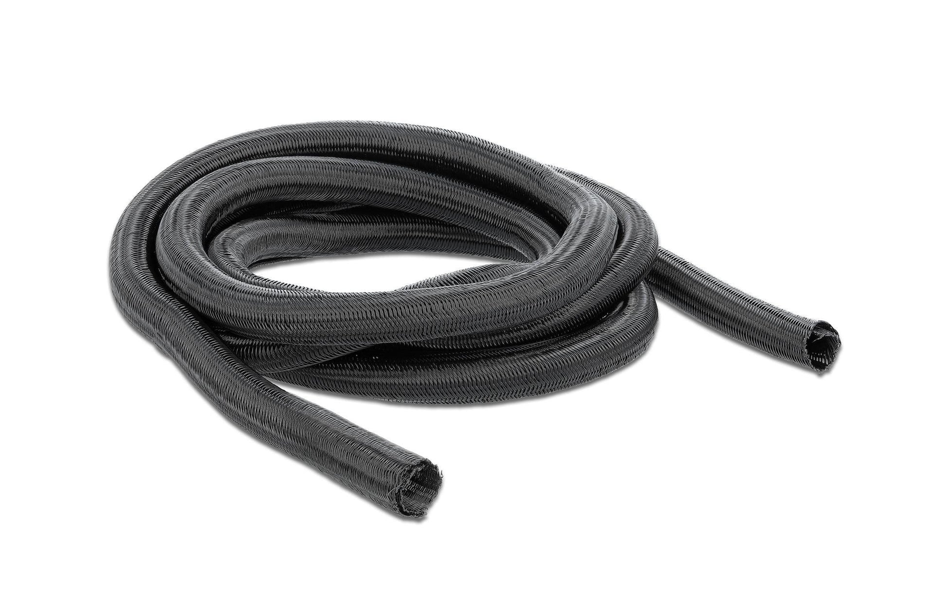 DeLOCK Kabelschlauch, Ø 9 mm × 2 m, wiederverwendbar – schwarz
