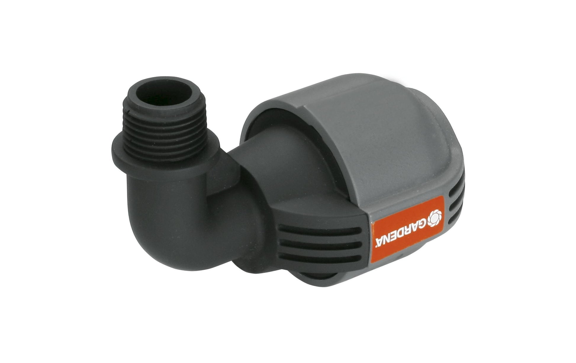 Gardena L-Stück – 25 mm × 1/2" Aussengewinde, Grau, für Sprinklersystem