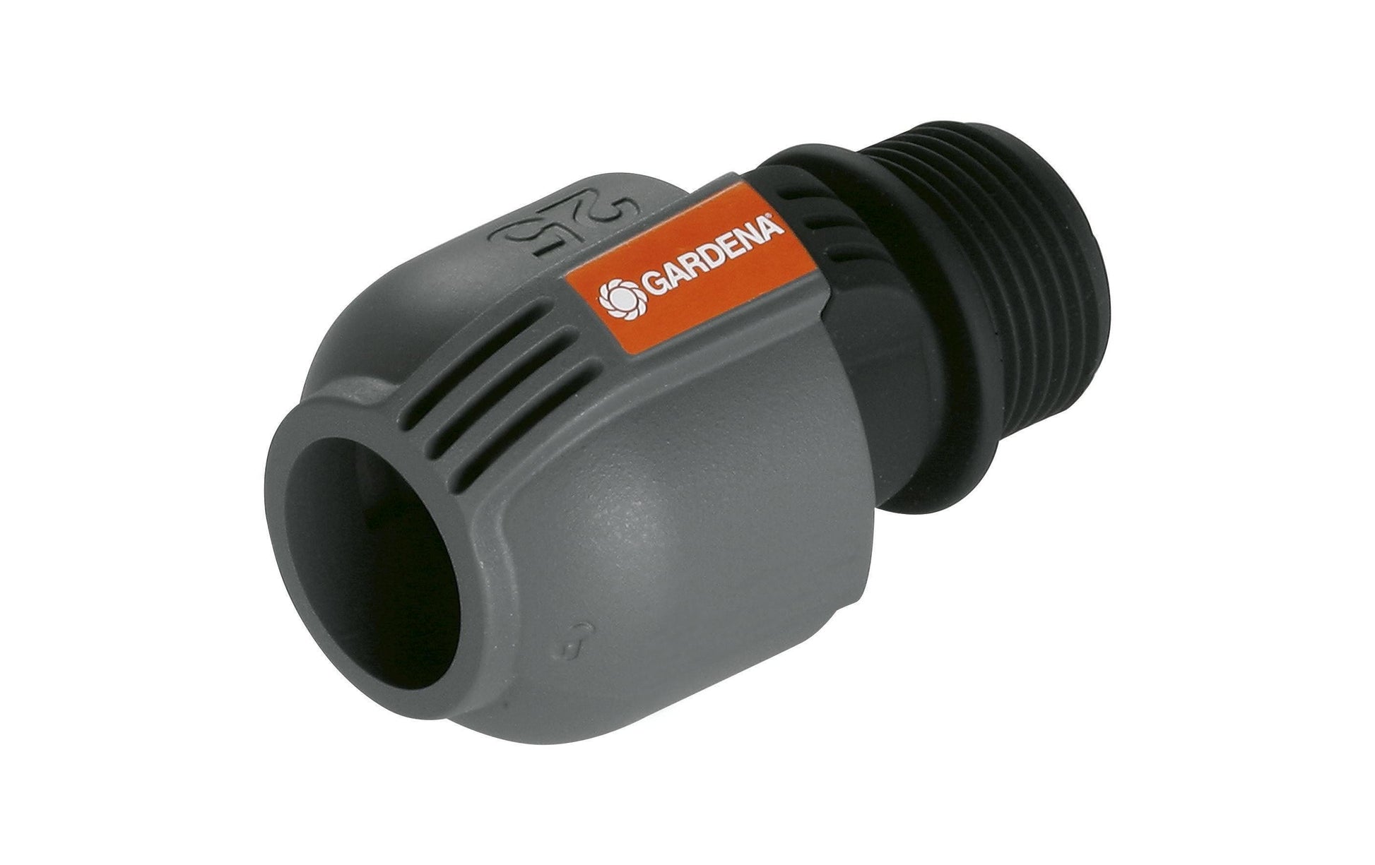 Gardena Verbinder – 25 mm × 1"-Aussengewinde, Grau, für Sprinklersystem