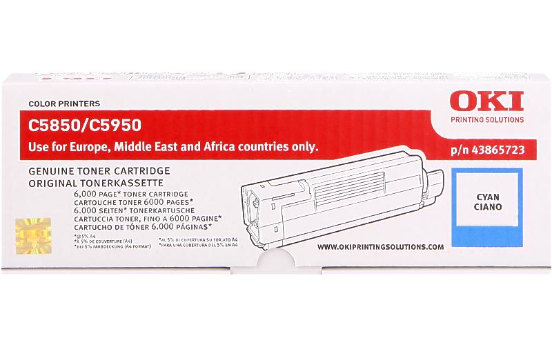 OKI Toner – cyan, 6000 Seiten
