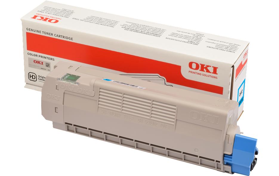 OKI Toner – cyan, 6000 Seiten