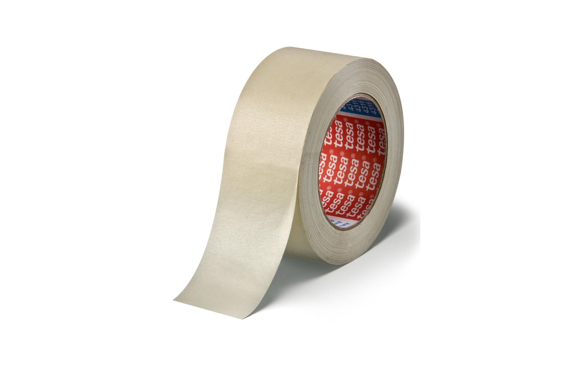 tesa Abdeckband – 30 mm × 50 m, beige, glatt