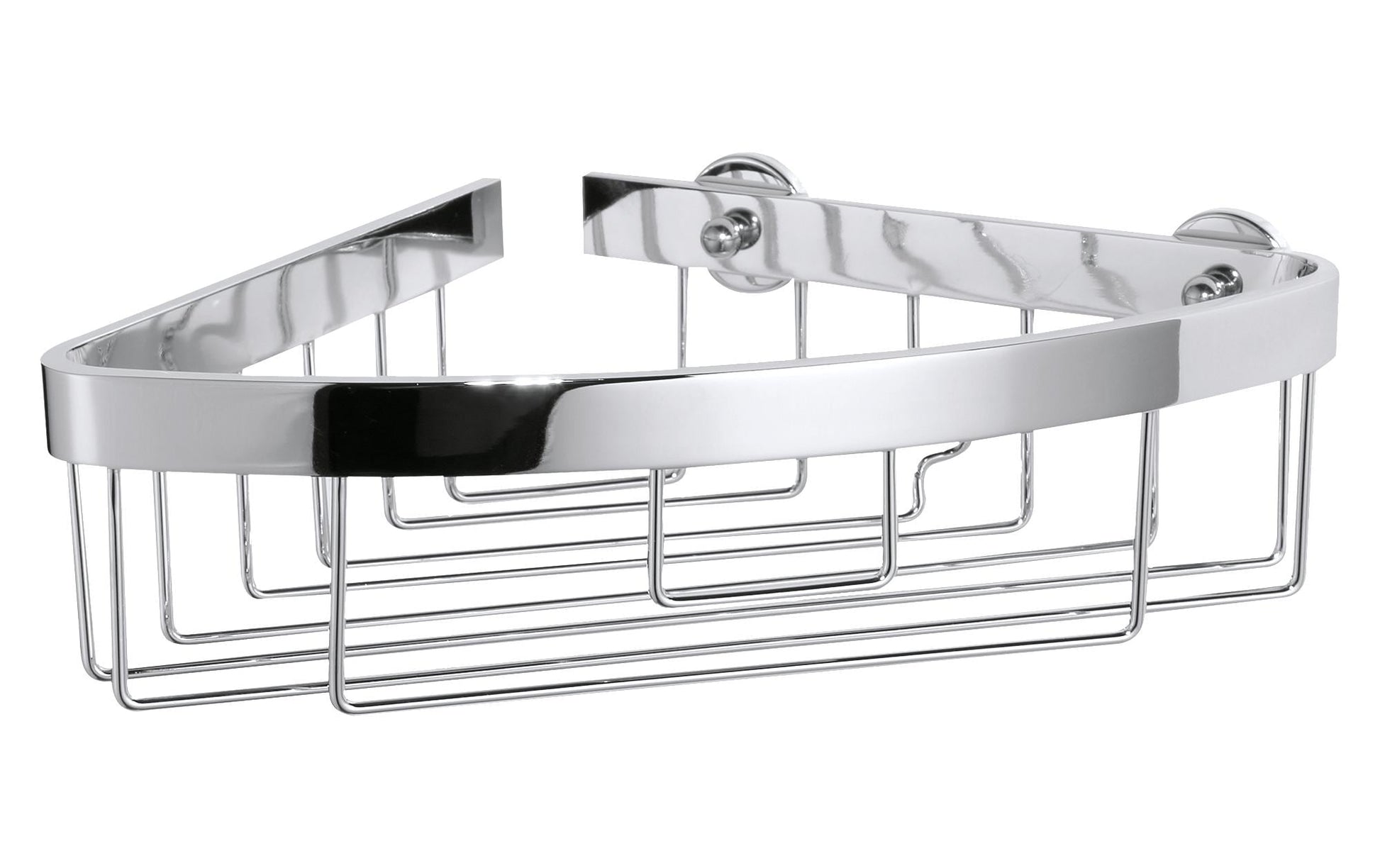 TESA Seifenhalter (Wand) Aluxx – Aluminium/Chrom, Klebestreifen, 20,5×21×8,7 cm, Silber