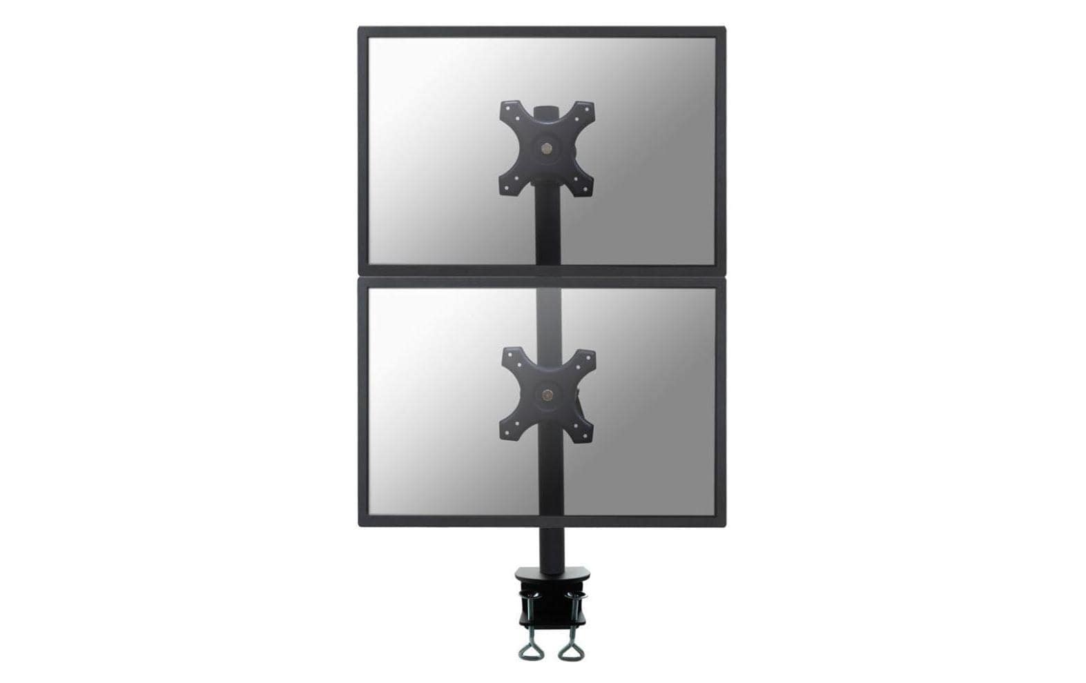 Neomounts Kipp-/Dreh-/Schwenkbarer Doppel-Monitorarm für den Schreibtisch, 2, Tischklemme, bis 27", VESA 75 × 75/100 × 100 mm, 6 kg