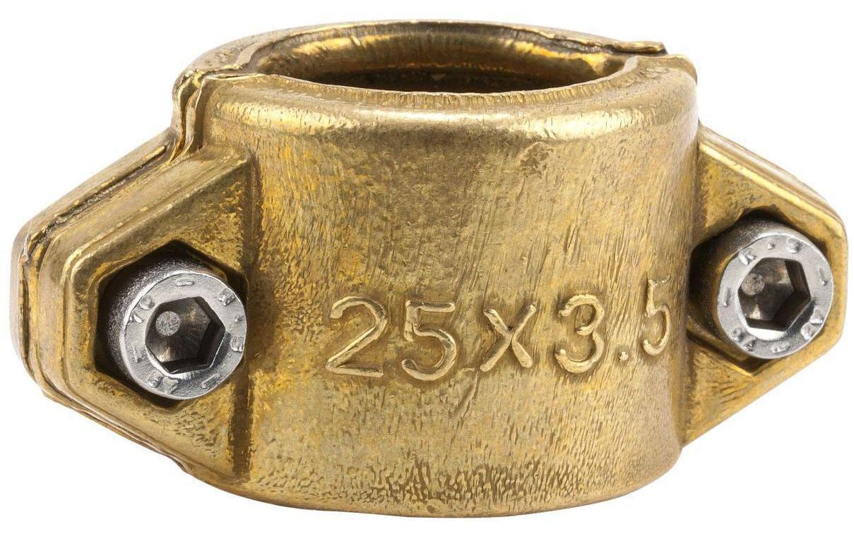 Gardena Schlauchschelle – Ø 25 mm, Messing, für 25 mm Schläuche