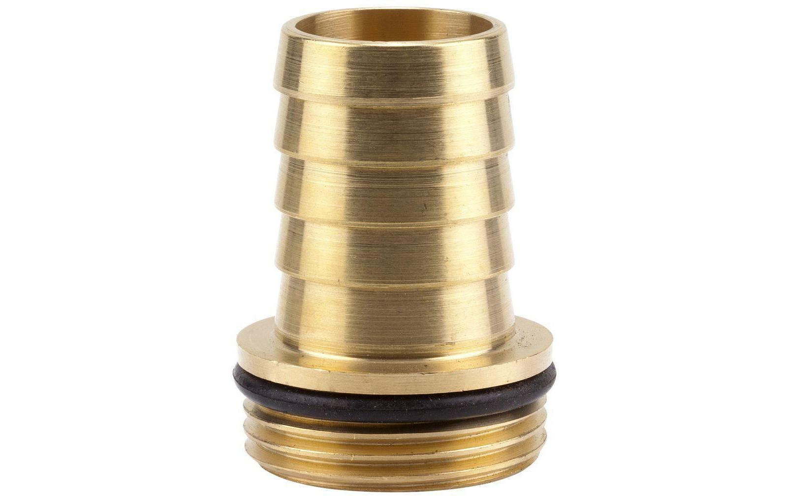 Gardena Schlauchanschluss 7251-20 – Messing, 1" Anschluss, Schlauch 25 mm, für Innenwasserhahn, 1 Stk
