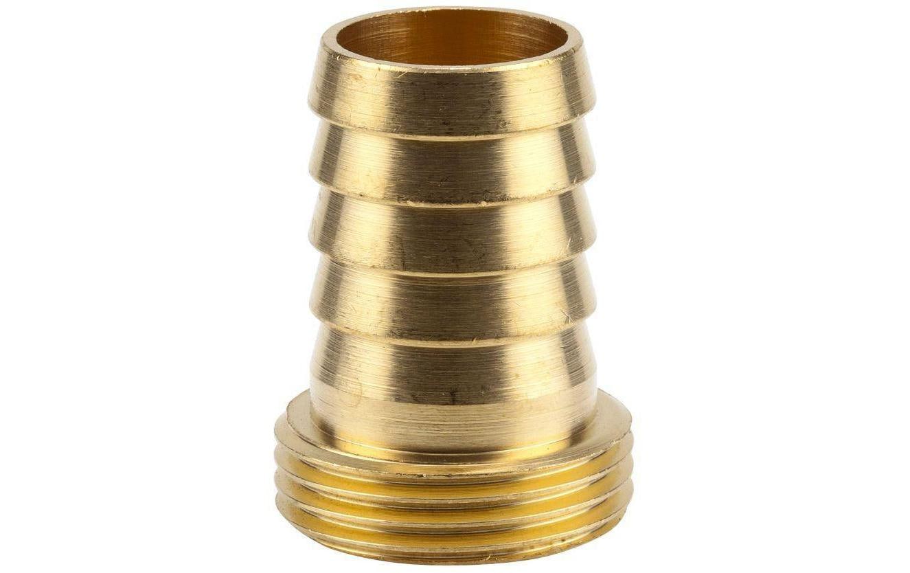Gardena Hahnstück Schlauchkupplung – Messing, G 3/4" (26,5 mm), für Schlauch 19 mm, 1 Stück