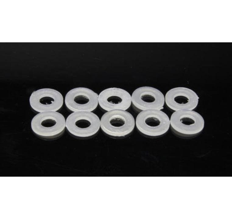 EP Product Nylon Unterlegscheibe – Ø 11 × 0,9 mm, Ø 5 mm, Transparent, 10 Stk.