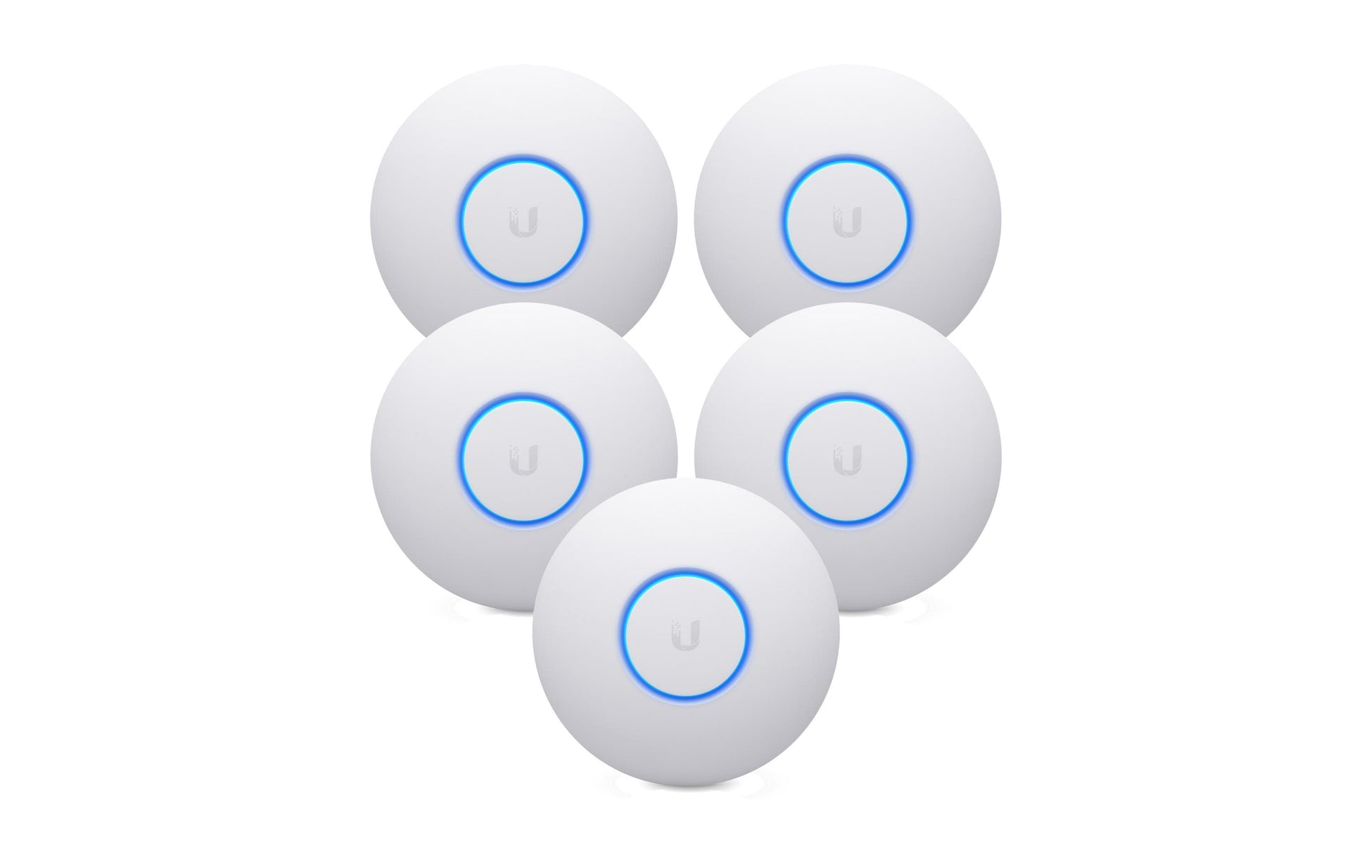 Ubiquiti UniFi nanoHD (5er) Access Point – Wi‑Fi 5 (802.11ac), Dual‑Band (2,4/5 GHz), 1733 Mbit/s