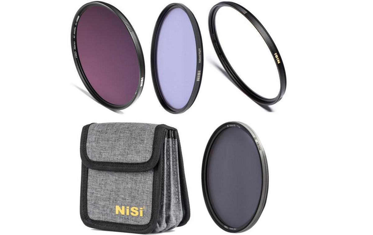 NiSi 359-202 Filter-Kit – 77 mm ND1000, 10 Blendenstufen – mit Tragetasche – 4er-Pack