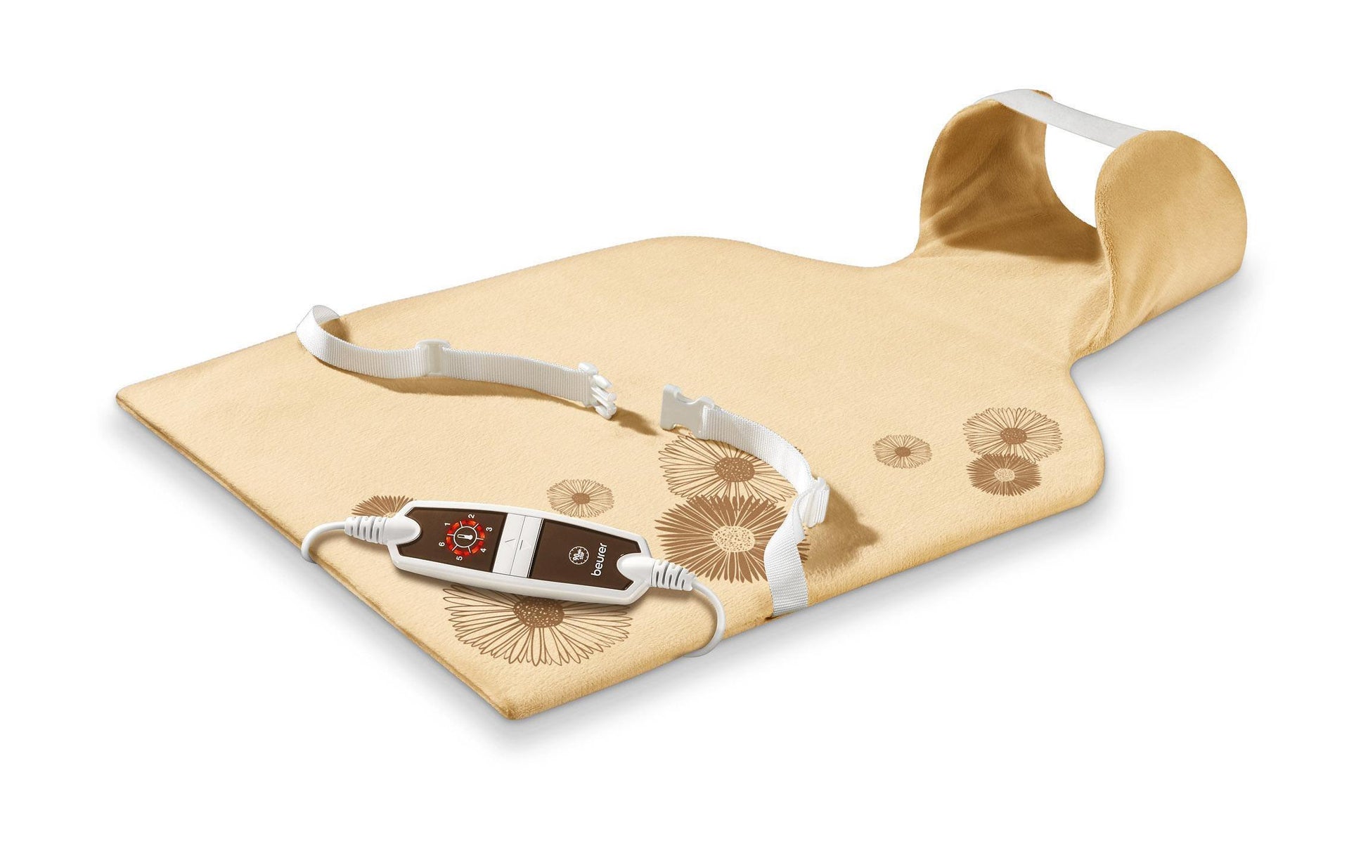 Beurer Heizkissen HK58 Cosy – für Rücken und Nacken – 62 × 42 cm, 6 Stufen – Braun