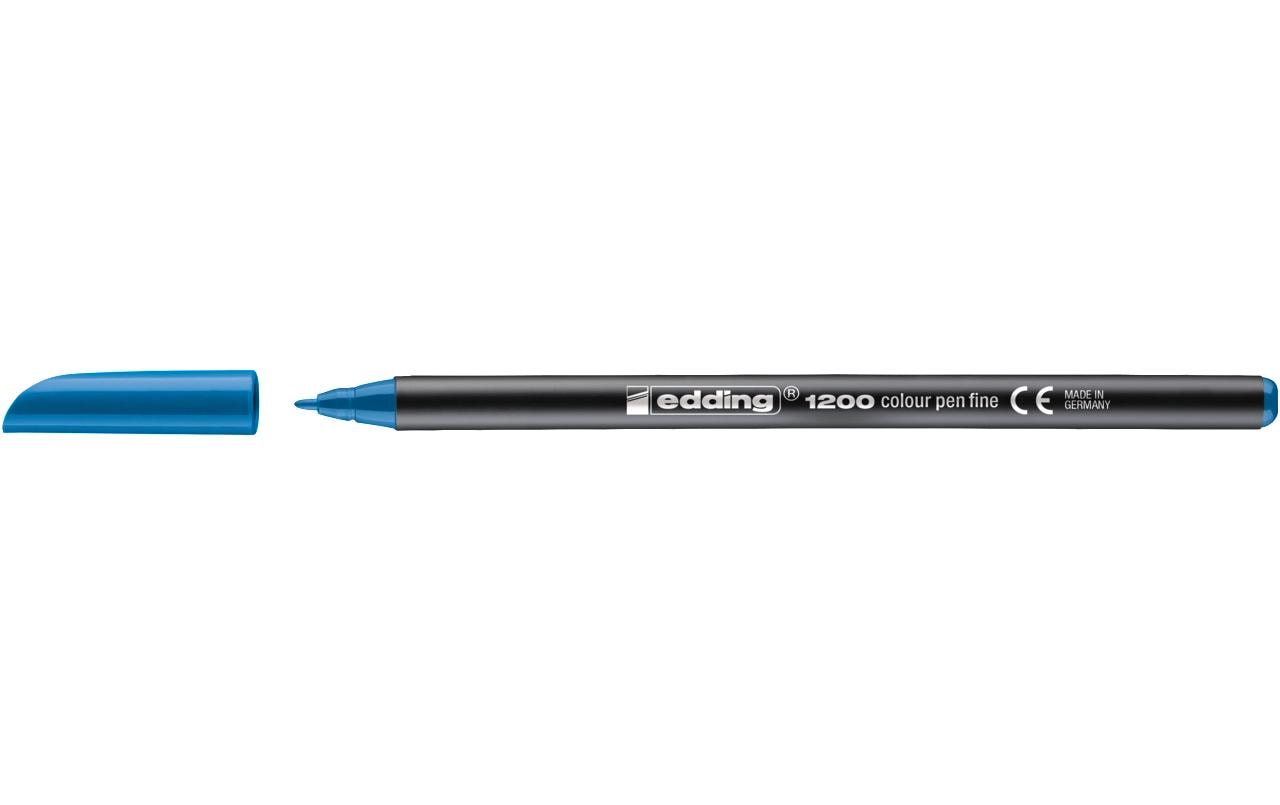 Edding 1200 Faserschreiber – Rundspitze, 1 mm, 10er Set