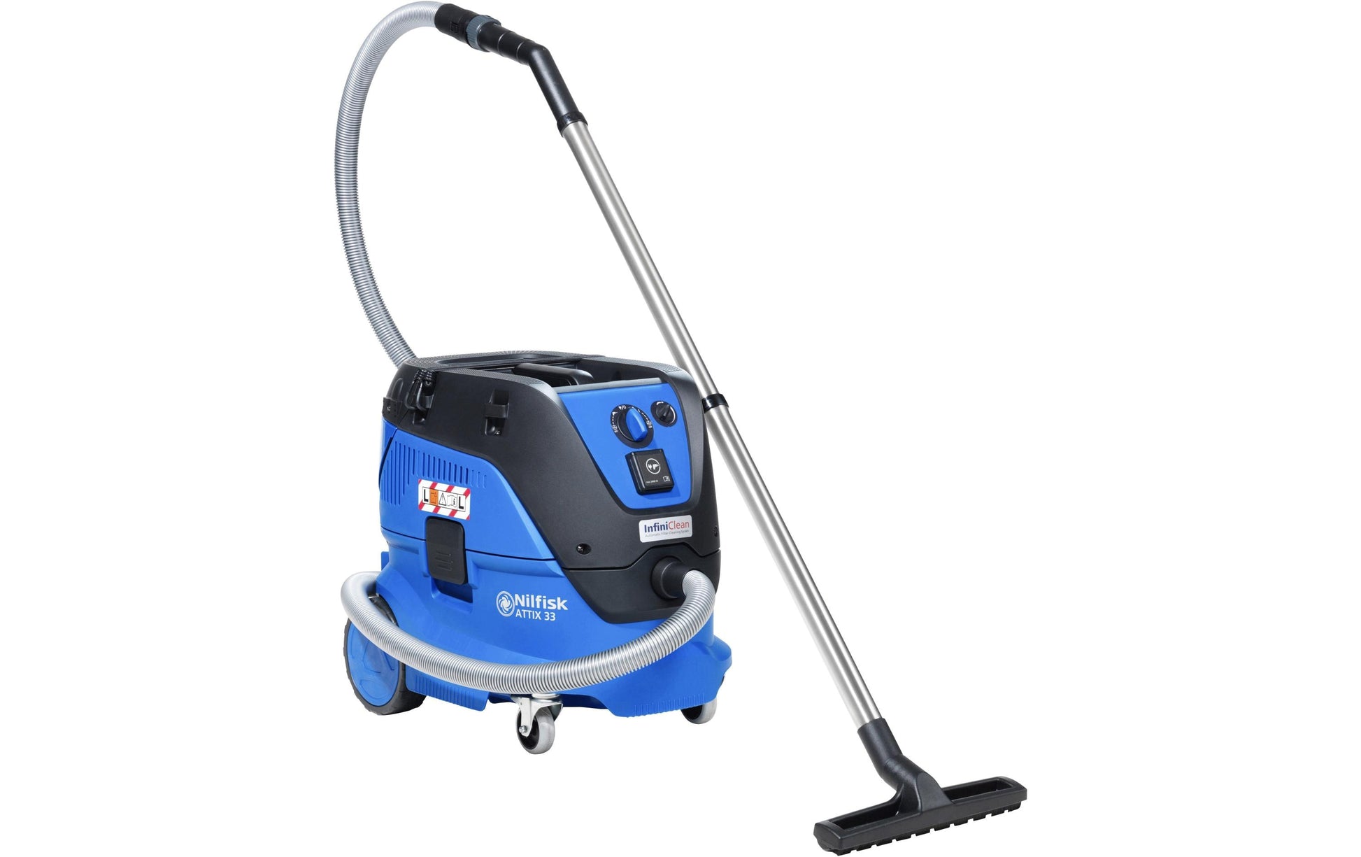Nilfisk Nass-/Trockensauger ATTIX 33-2L IC – 1400 W, 30 l, Netzbetrieb, Schlauch 3,5 m