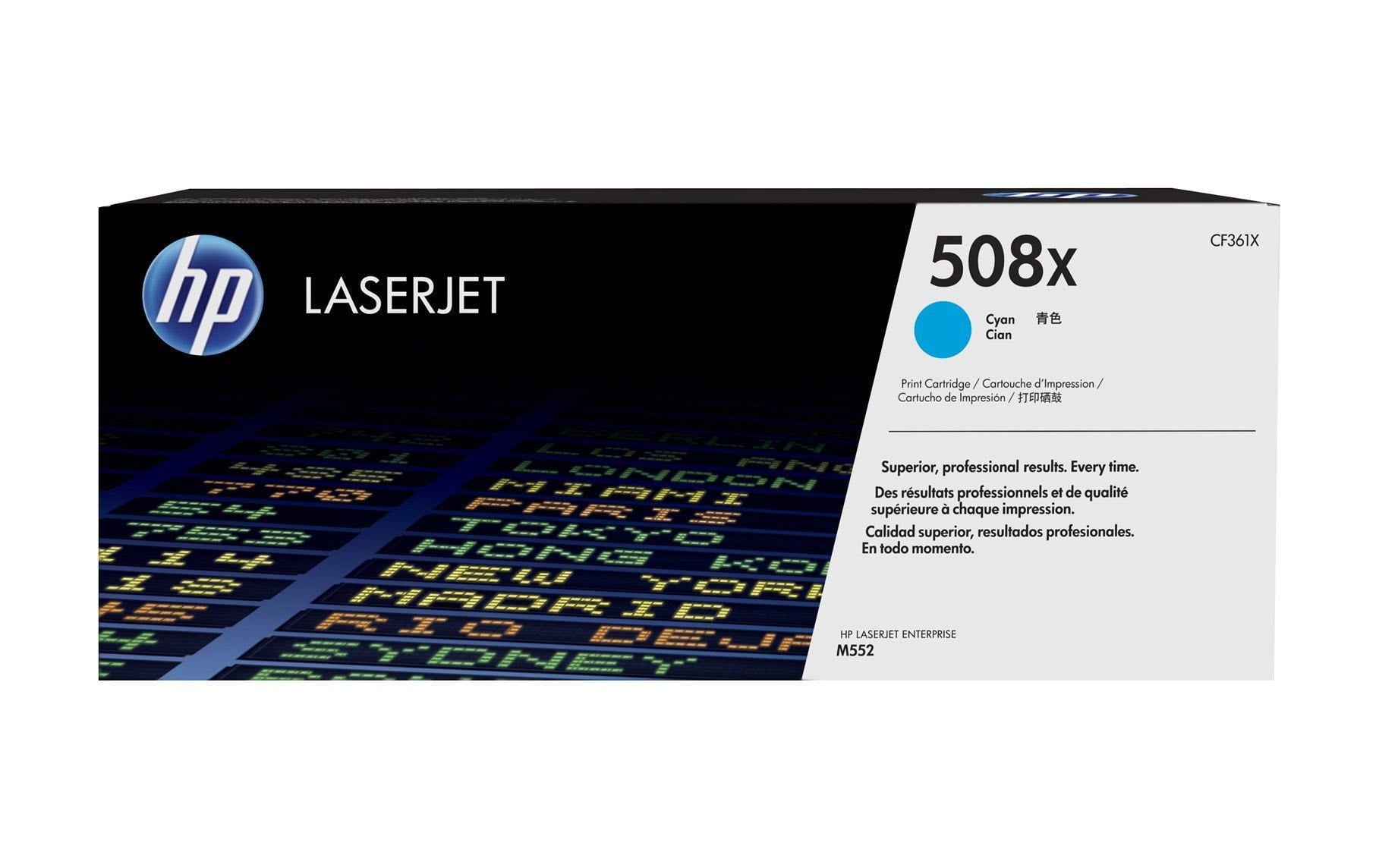 HP Toner 508X – cyan, 9500 Seiten