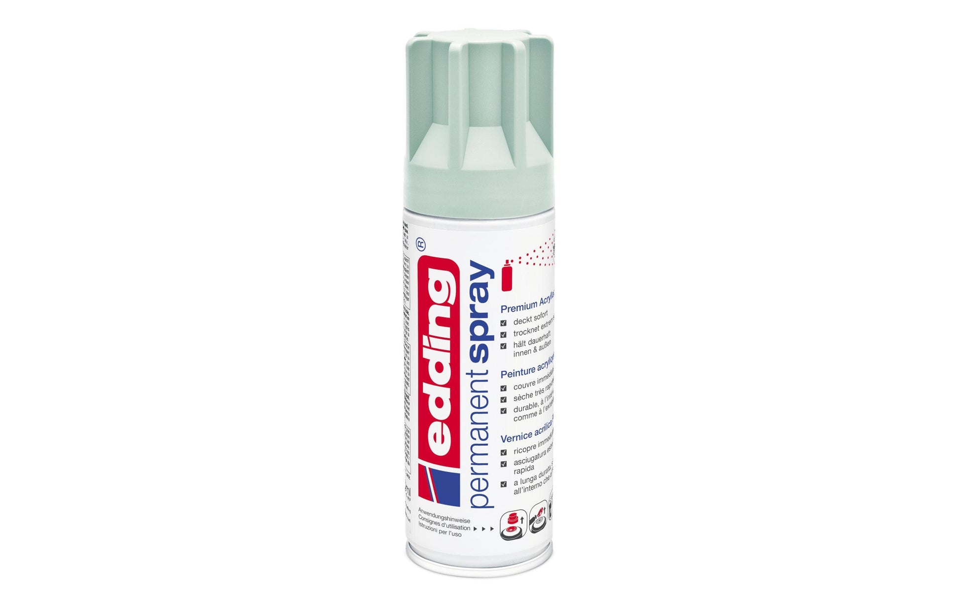 Edding Farbspray – mellow mint, seidenmatt, 200 ml, für fast alle Oberflächen