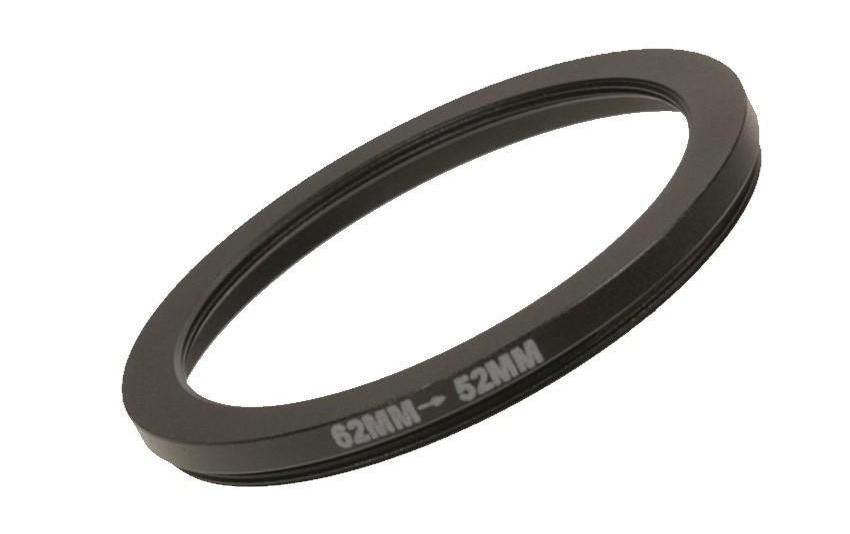 Dörr Stepping Ring 62→52 mm Reduktionsfilterring – für Objektive mit 62 mm – Schwarz – 1er-Pack