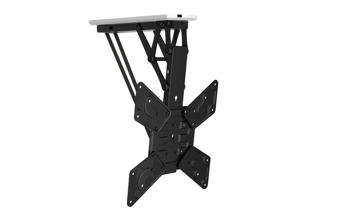 Multibrackets Deckenhalterung, neigbar, bis 55", bis 30 kg, motorisiert, schwarz
