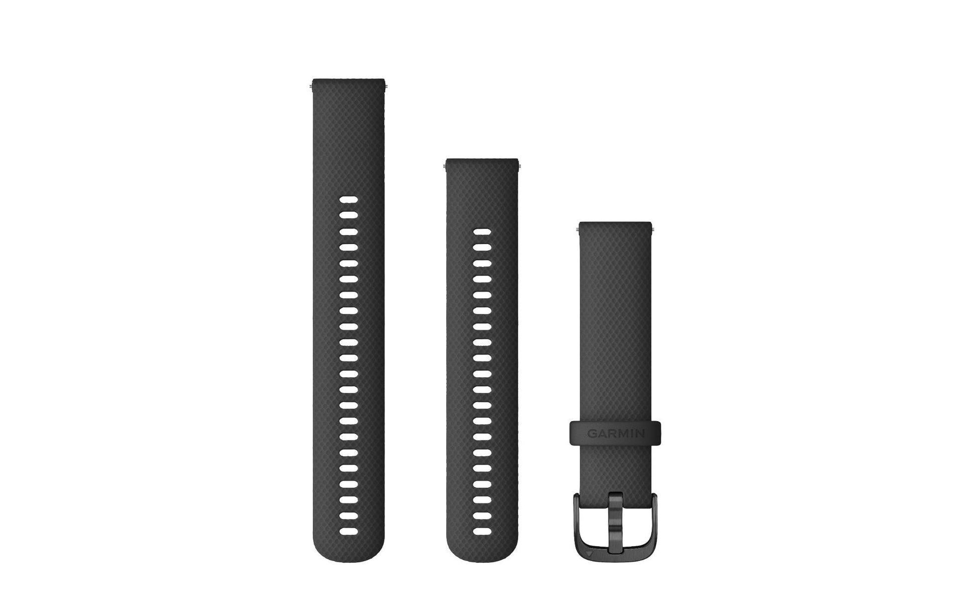 Garmin Schnellwechsel-Armband, Silikon, 20 mm, Schwarz