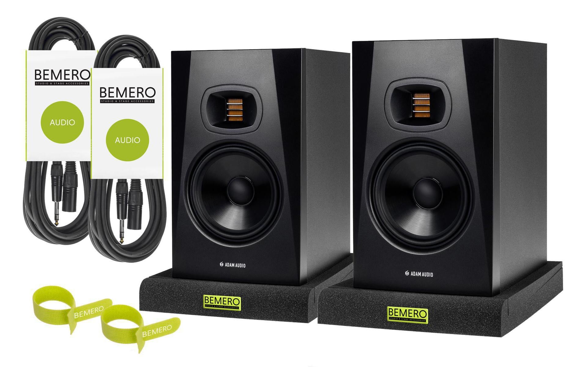 Adam Audio T7V – Aktivlautsprecher (Paar) – 2-Wege, 70 W, Schwarz