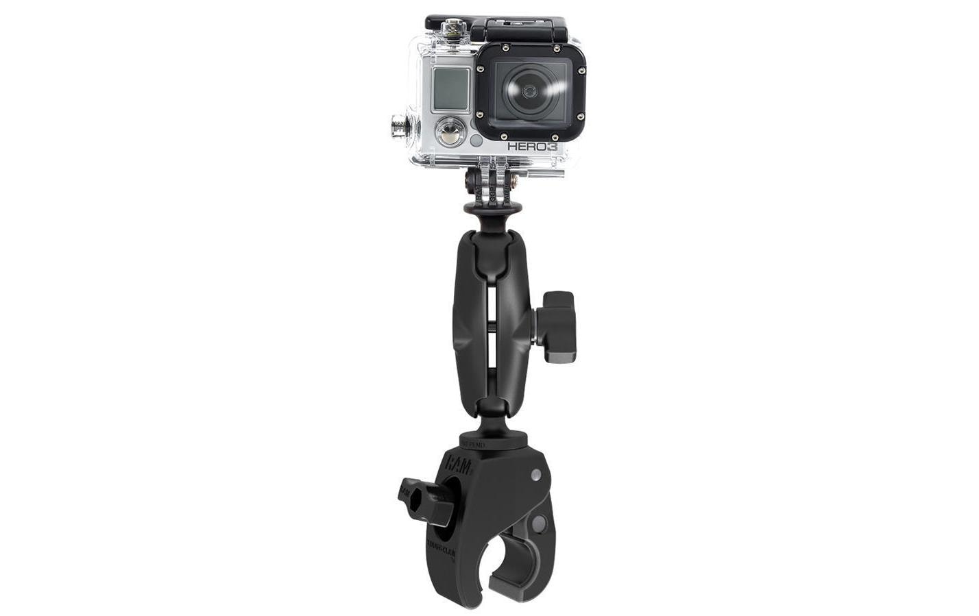 RAM Mounts RAP-B-400-GOP1U Lenkerhalterung – für GoPro Hero 1–9, GoPro Session, Garmin Virb u. a. – Schwarz