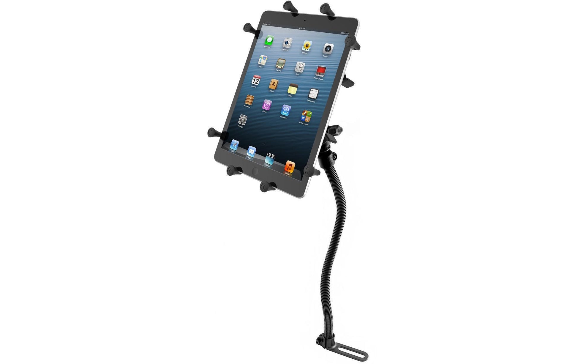 RAM Mounts Fahrzeug-Dock für Tablets bis 10,1" – Sitzschiene, modular erweiterbar – Schwarz
