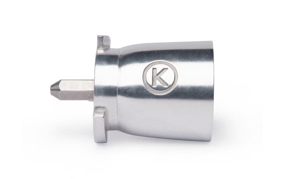 Kenwood Adapter KAT002ME – Niedertourenanschluss, für Chef Sense, Chef Sense XL, Aluminium, Silber